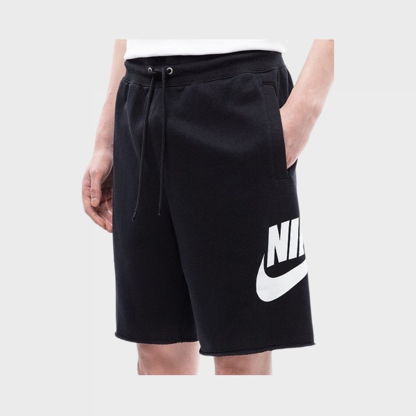 Nike Sportswear Club French Terry Alumini Ανδρικη Βερμουδα Μαυρη