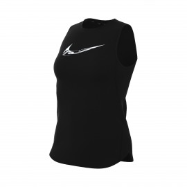 Nike Dri Fit One Training Γυναικεια Αμανικη Μπλουζα Μαυρη
