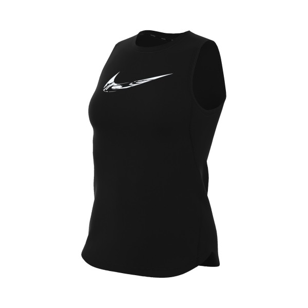 Nike Dri Fit One Training Γυναικεια Αμανικη Μπλουζα Μαυρη