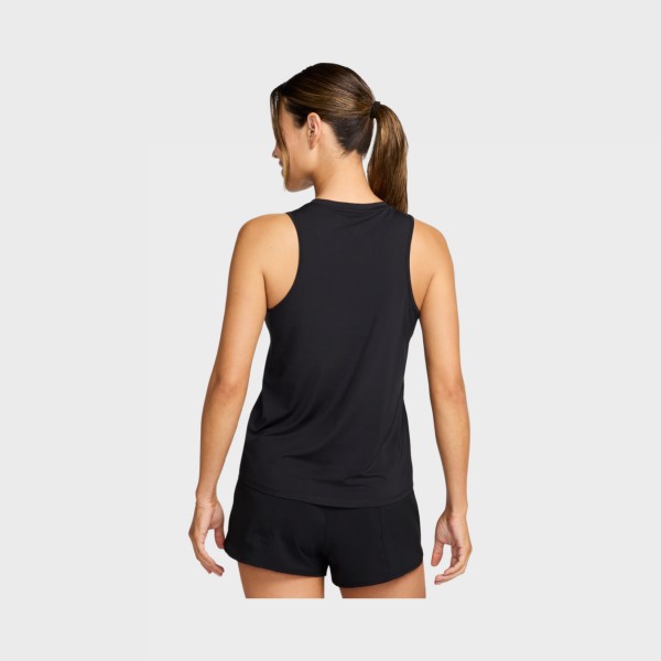 Nike Dri Fit One Training Γυναικεια Αμανικη Μπλουζα Μαυρη