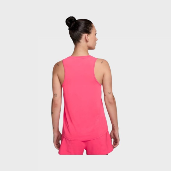 Nike Dri Fit One Training Γυναικεια Αμανικη Μπλουζα Ροζ