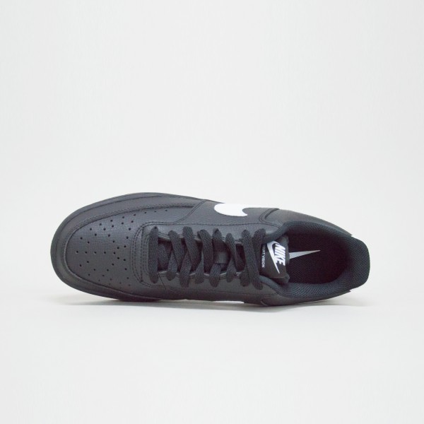 Nike Court Vision Low Sneaker Ανδρικο Παπουτσι Μαυρο - Λευκο