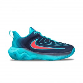 Nike Giannis Immortality 4 BasketBall Lace Εφηβικο Παπουτσι Μπλε - Τιρκουαζ