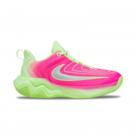 Nike Giannis Immortality 4 BasketBall Lace Εφηβικο Παπουτσι Φουξ - Lime