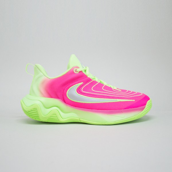 Nike Giannis Immortality 4 BasketBall Lace Εφηβικο Παπουτσι Φουξ - Lime