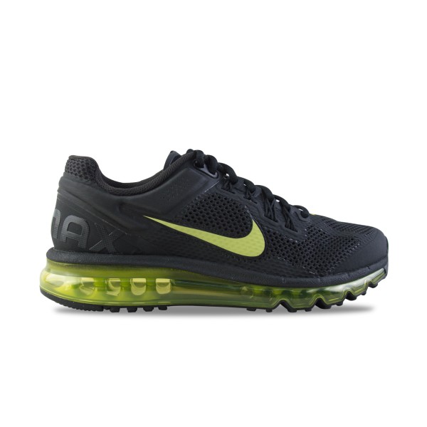 Nike Air Max 2013 FlyWire Sneakers Ανδρικο Παπουτσι Μαυρο - Πρασινο