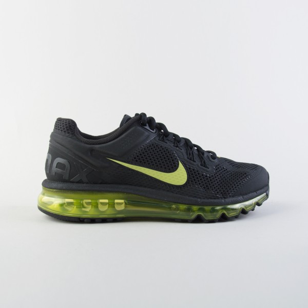 Nike Air Max 2013 FlyWire Sneakers Ανδρικο Παπουτσι Μαυρο - Πρασινο