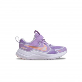 Nike Cosmic Runner Fly Low Παιδικο Παπουτσι Λιλα - Πορτοκαλι