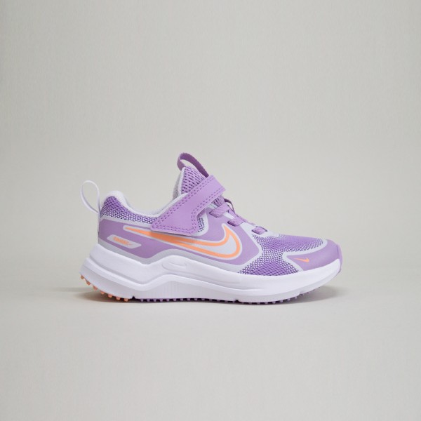 Nike Cosmic Runner Fly Low Παιδικο Παπουτσι Λιλα - Πορτοκαλι