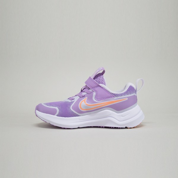 Nike Cosmic Runner Fly Low Παιδικο Παπουτσι Λιλα - Πορτοκαλι