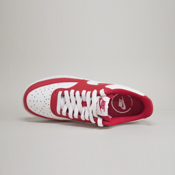 Nike Court Vision Low Classic 80s Unisex Παπουτσι Κοκκινο - Λευκο