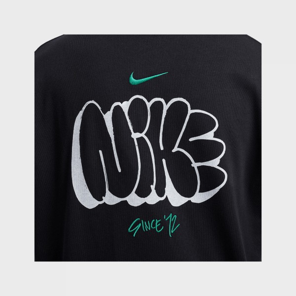 Nike Sportswear Solo Swoosh Graphic Back Ανδρικη Μπλουζα Μαυρη