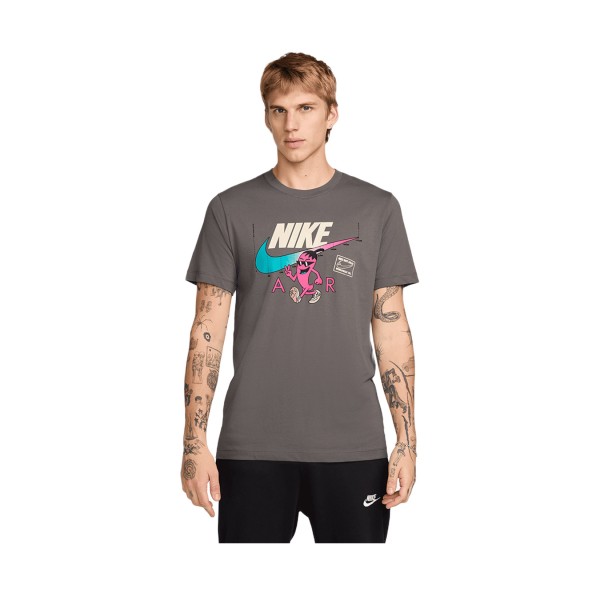 Nikes Sportswear Sole Food Logos Ανδρικη Μπλουζα Γκρι