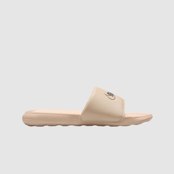 Nike Victory One Slim Logo Γυναικεια Παντοφλα Μπεζ