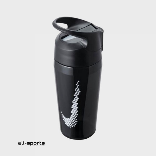 Nike TR HyperCharge Straw Water Bottle 16oz Αθλητικο Παγουρι Μαυρο