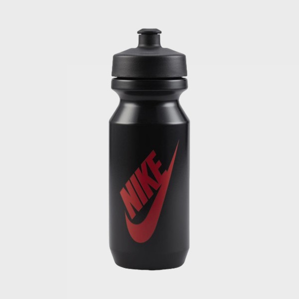 Nike Logo Big Mouth 22 oz Bottle 2.0 Soft Plastic Μπουκαλι Μαυρο - Κοκκινο