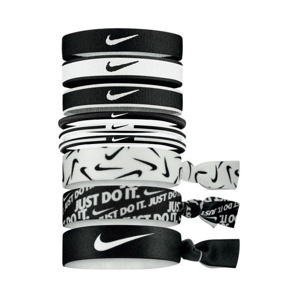 Nike Mixed 9 Pieces Unisex Περιμετωπια Λευκο - Μαυρο