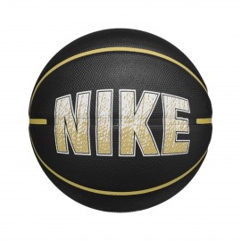 Nike Everyday Playground 8P Big Letters Μπαλα Μπασκετ Μαυρο - Χρυσο