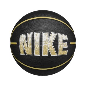 Nike Everyday Playground 8P Big Letters Μπαλα Μπασκετ Μαυρο - Χρυσο