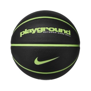 Nike Everyday Playground 8P Graphic Μπαλα Μπασκετ Μαυρο - Lime 