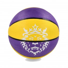 Nike Lebron James Playground 8P 2.0 Lakers Μπαλα Μπασκετ Μωβ - Κιτρινο