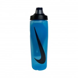 Nike Refuel Locking Lid 24 oz Flip Top Μπουκαλι Μπλε - Μαυρο