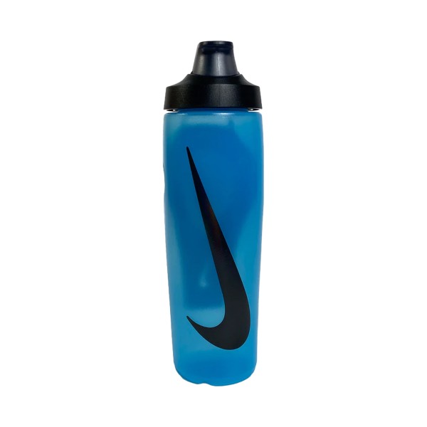 Nike Refuel Locking Lid 24 oz Flip Top Μπουκαλι Μπλε - Μαυρο