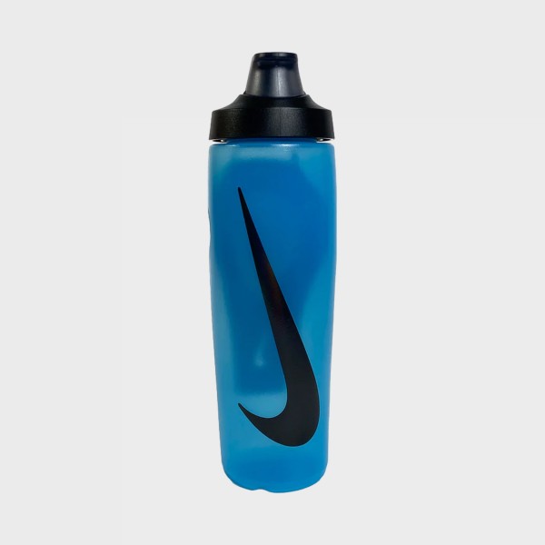 Nike Refuel Locking Lid 24 oz Flip Top Μπουκαλι Μπλε - Μαυρο