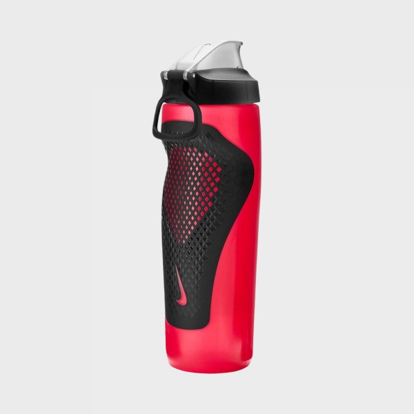 Nike Refuel Bottle Locking Lid 24 oz Flip Top Μπουκαλι Κοκκινο - Ιριδιζον