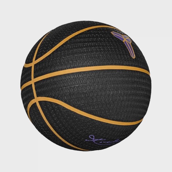 Nike Playground 8P K Bryant Deflated Μπαλα Μπασκετ Μαυρο - Χρυσο