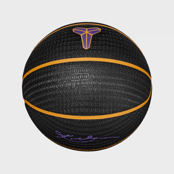 Nike Playground 8P K Bryant Deflated Μπαλα Μπασκετ Μαυρο - Χρυσο