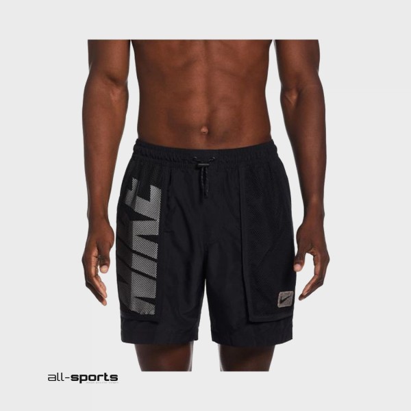 Nike Sportswear 7 Inches Big Logo Ανδρικη Βερμουδα Μαυρη