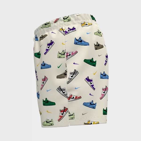 Nike Swim Essentials 5IN Volley Style Air Shoes Pirnt Ανδρικο Μαγιο Ιβουαρ