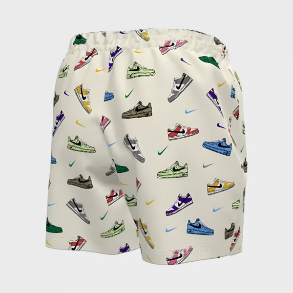Nike Swim Essentials 5IN Volley Style Air Shoes Pirnt Ανδρικο Μαγιο Ιβουαρ