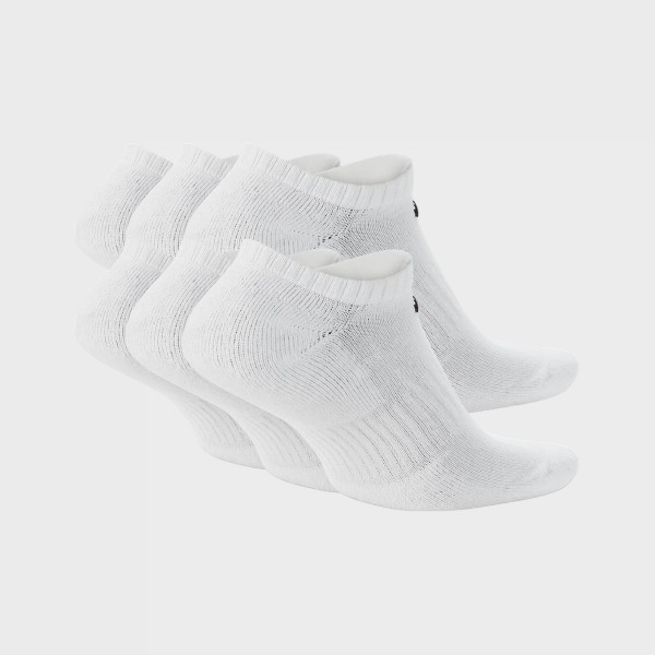 Nike Sportswear Plus Cushion No Show 6P Unisex Καλτσες Λευκες