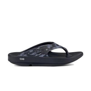 Oofos Ooriginal Recovery Unisex Παντοφλες Μαυρο - Καμο