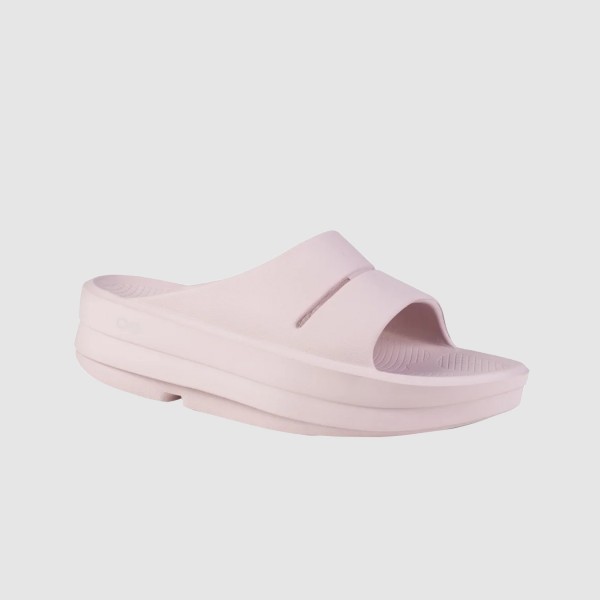 Oofos Oomega Ooah Unisex Παντοφλα Αποθεραπειας Ροζ