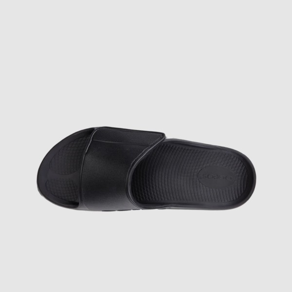 Oofos Oooahh Sport Flex Recovery Ανδρικες Παντοφλες Αποθεραπειας Μαυρες