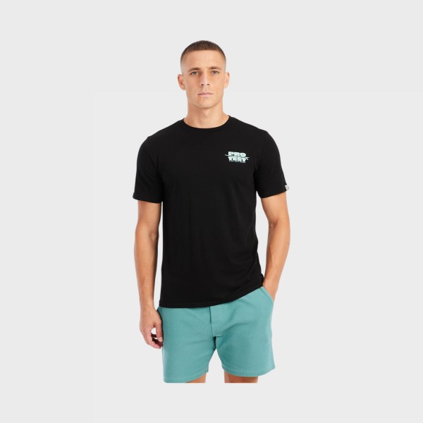 Protest PRTBAIO Sun Sea Surf Graphics Ανδρικη Μπλουζα Μαυρη