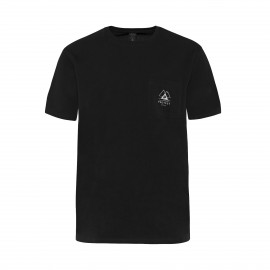 Protest Isiah Chest Logo Ανδρικη Μπλουζα Μαυρη