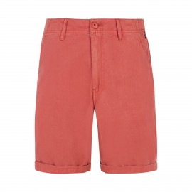 Protest PRTCOMIE Casual Soft Denim Above Knees Ανδρικη Βερμουδα Κεραμιδι