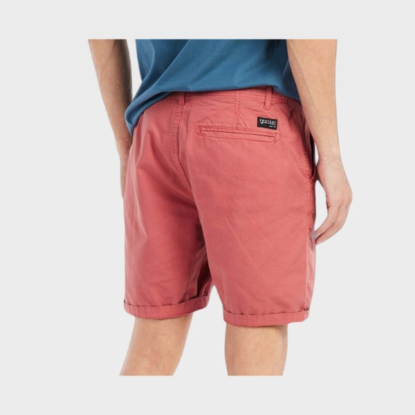 Protest PRTCOMIE Casual Soft Denim Above Knees Ανδρικη Βερμουδα Κεραμιδι