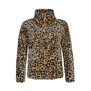 Protest PRTPACO Full Zip Animal Print Γυναικεια Ζακετα Καφε