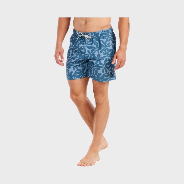 Protest PRTBAZA Elastic Beach Floral Ανδρικο Μαγιο Μπλε