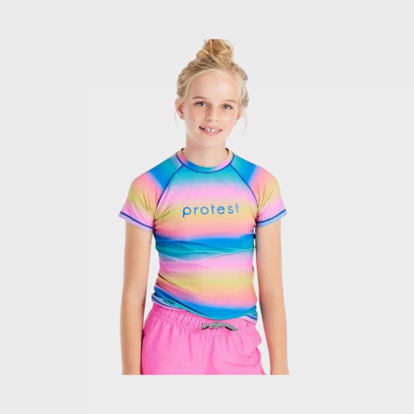 Protest PRTTicket JR Rashguard Summer Παιδικη Μπλουζα Μαγιο Πολυχρωμη 