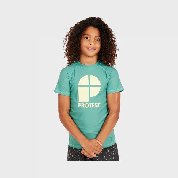 Protest PRTBERENTS  Surf Slim Fit Action Παιδικη Μπλουζα Θαλασσης Πρασινη