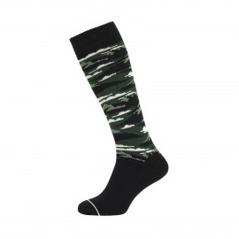 Protest Prtbrunner Active Snow Unisex Καλτσες Σκι Μαυρο - Χακι