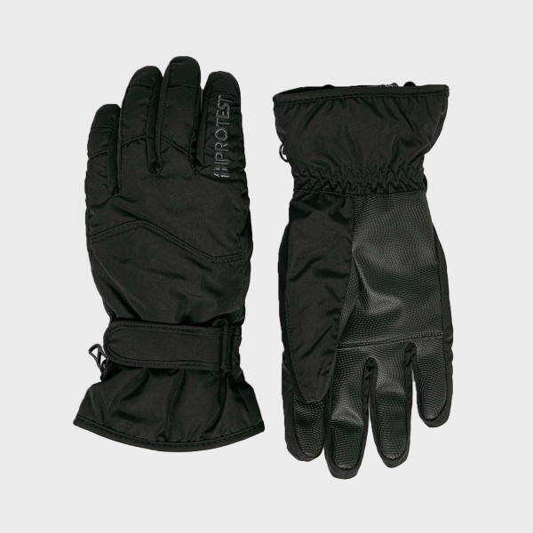 Protest Carew Snow Gloves Ανδρικα Γαντια Σκι Μαυρα