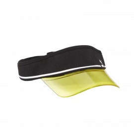 Puma Prime Faster Clear Visor Tennis Unisex Καπελο Μαυρο - Κιτρινο