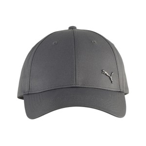 Puma Essentials Metal Logo Cat BB Unisex Jockey Καπελο Σκουρο Γκρι